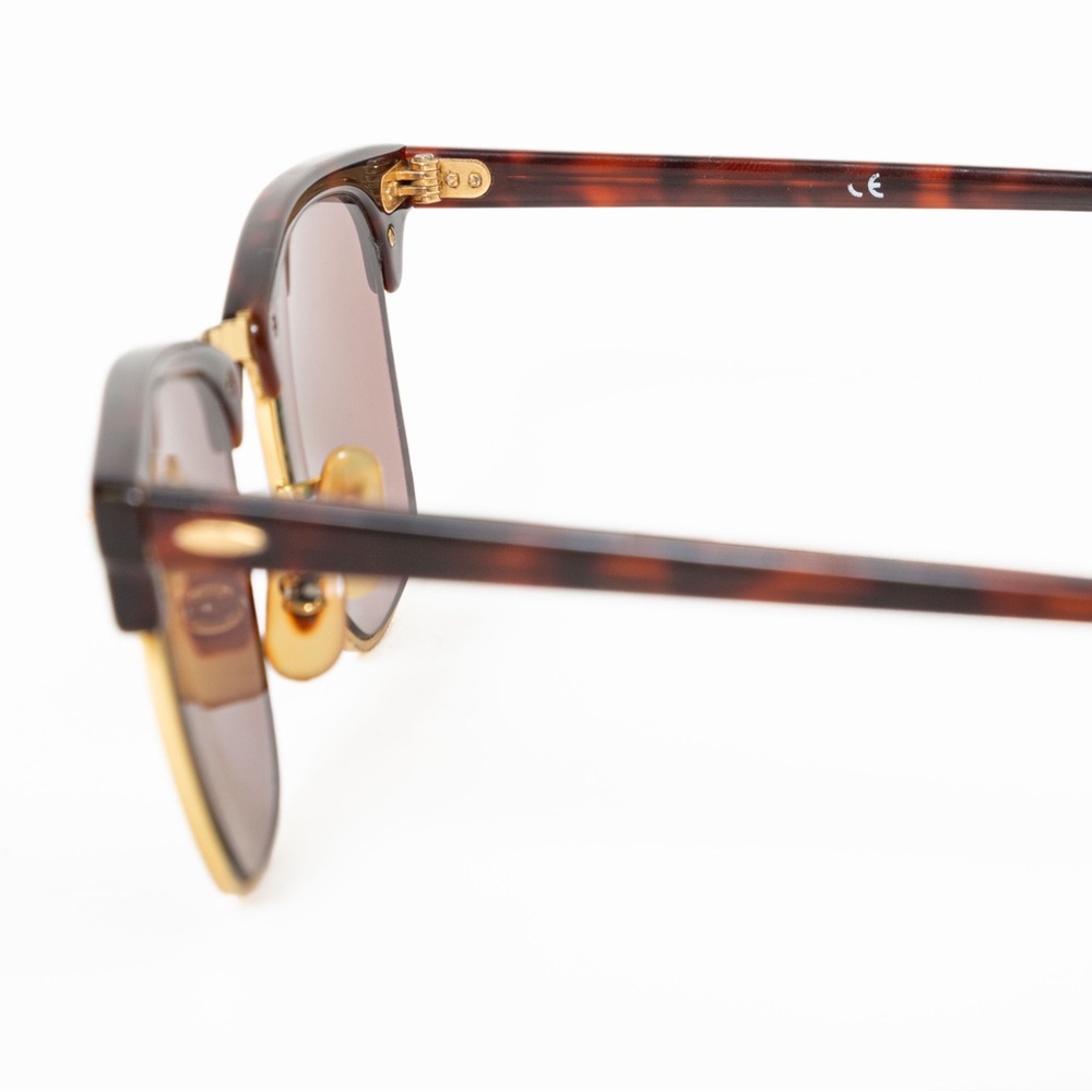 SOLD - Ray-Ban RB3016 Clubmaster W0366 Tortoise Gold 49mm Frame - Picture 10 of 16
